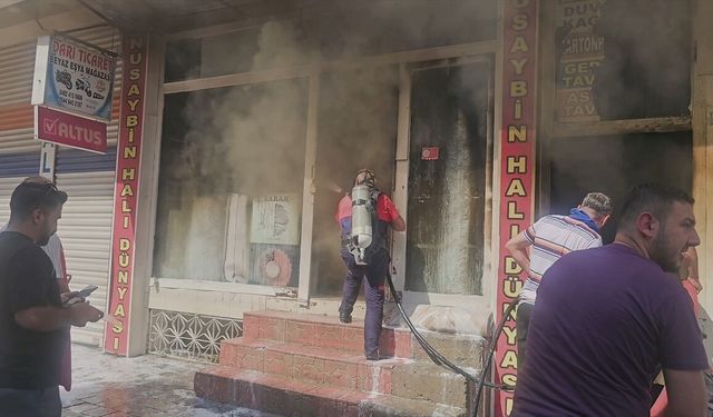 Nusaybin'de İş Yerinde Çıkan Yangın Kontrol Altına Alındı