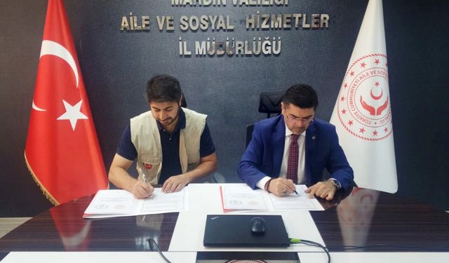 Mardin’de yeni doğan bebekler için destek çantaları