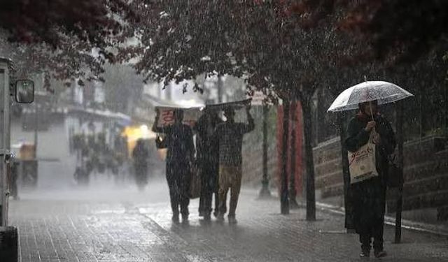 Meteoroloji'den kuvvetli sağanak yağış uyarısı