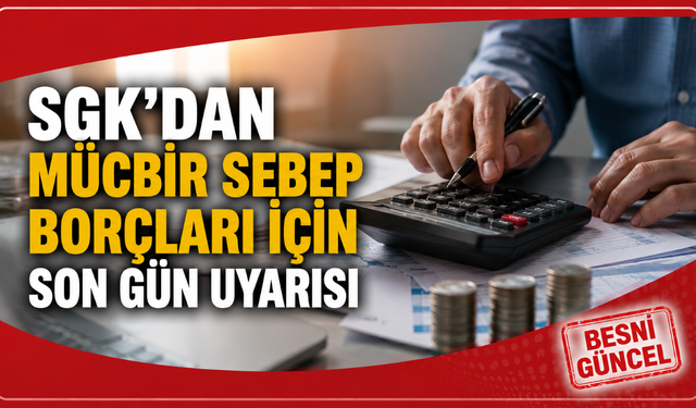 Mücbir Sebep Kapsamındaki SGK Borçlarında Süre Doluyor