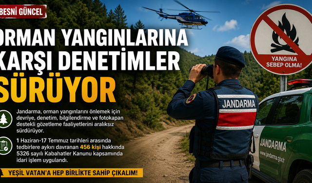 Jandarma'dan Yeşil Vatan İçin Kararlı Mücadele