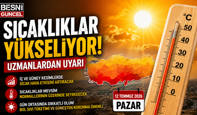 Sıcaklıklar yükseliyor! Uzmanlardan uyarı