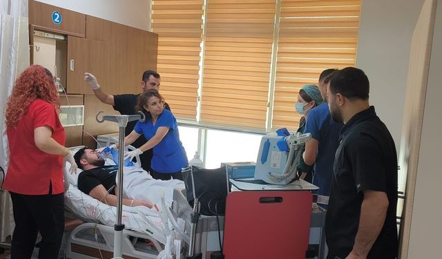 Siirt Hastanesinde 'mavi kod' tatbikatı yapıldı