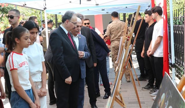 Siirt'te 15 Temmuz Anma Çadırı Açıldı