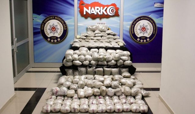 Siirt'te Tırda 170 Kilogram Yasa dışı madde Yakalandı