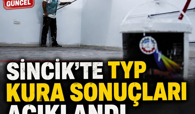 Sincik'te TYP Kura Sonuçları Açıklandı
