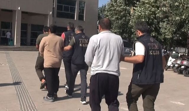 Yasa dışı örgüt DEAŞ'a yönelik Kilis merkezli operasyonda 7