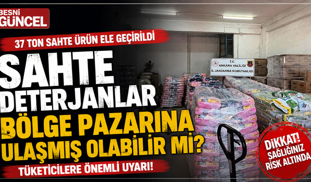 Ankara'da 37 Ton Sahte Ürün Deposu Ortaya Çıkarıldı