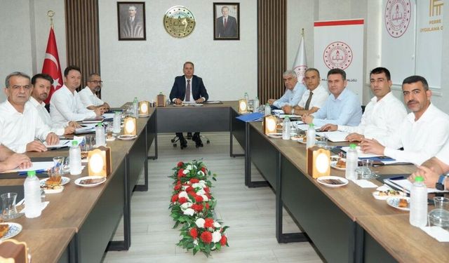 Adıyaman’da İlçe Millî Eğitim Müdürleri Toplandı