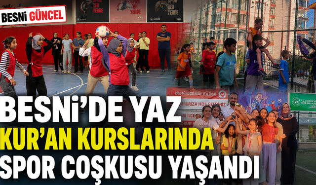 Besni’de 550 Öğrenci Spor ve Kardeşlik İçin Aynı Sahadaydı