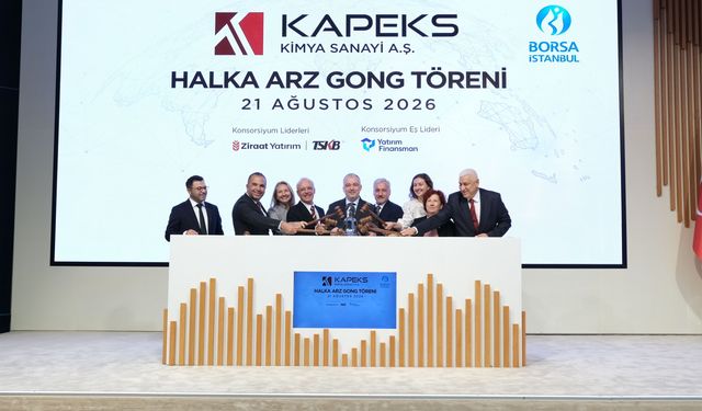 Kapeks Kimya Borsa İstanbul'da İşlem Görmeye Başladı