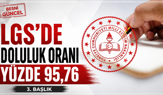 LGS'de 190 Bin Öğrenci Tercihine Yerleşti