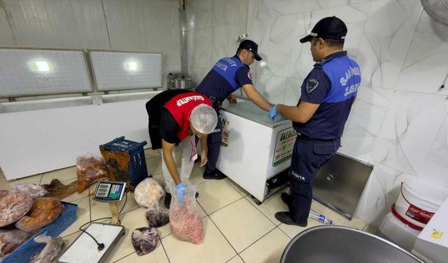 Gaziantep'te 703 kilogram bozuk ürün imha edildi