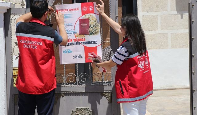 Siirt'te köylere evlilik desteği anlatılıyor