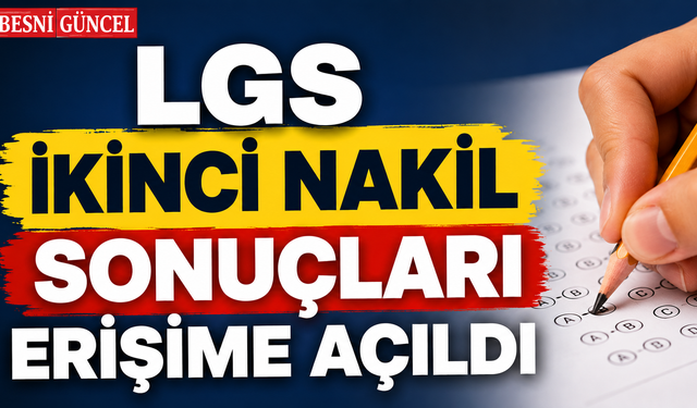 MEB duyurdu: LGS ikinci nakil sonuçları erişime açıldı