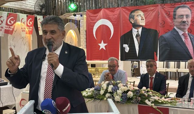 Milli Yol Partisi Lideri Çayır, Gaziantep'teydi