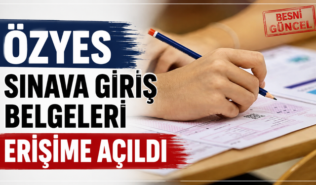 Özel Yetenek Sınavı Giriş Belgeleri Erişime Açıldı