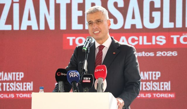 Sağlık Bakanı Kemal Memişoğlu, Gaziantep'te konuştu: