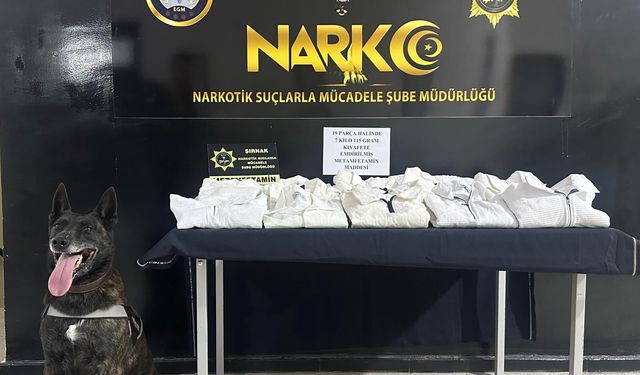 Silopi'de Valizlerde Sentetik Yasa dışı madde Ele Geçti