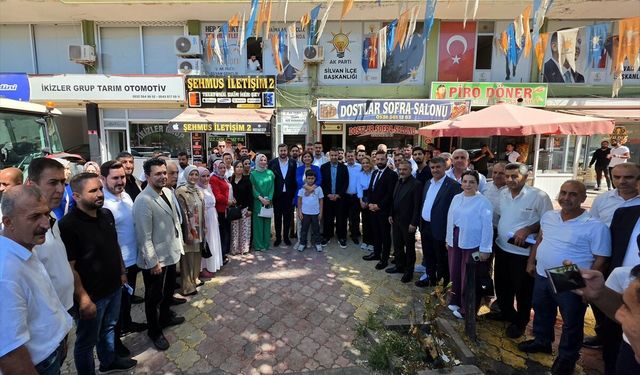 AK Parti Heyeti Silvan'da Temaslarda Bulundu