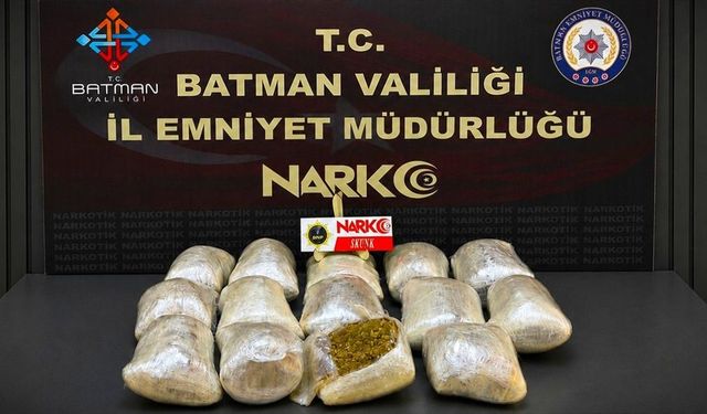 Batman'da Yasa Dışı Madde Operasyonunda 2 Tutuklama