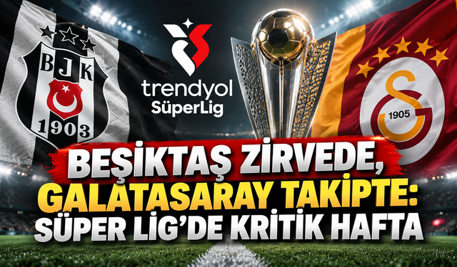 Süper Lig’de Zirve Karıştı! Beşiktaş Liderliği Aldı