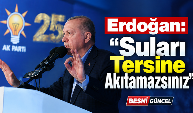 Erdoğan: “Önümüzün Kesilmesine Asla Müsaade Etmeyiz”