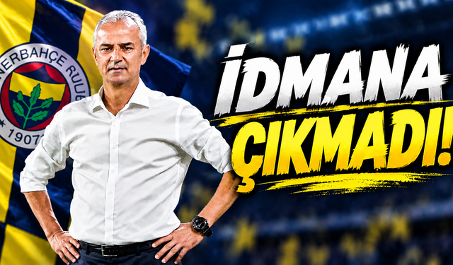 Fenerbahçe'de İsmail Kartal İdmanda Yok