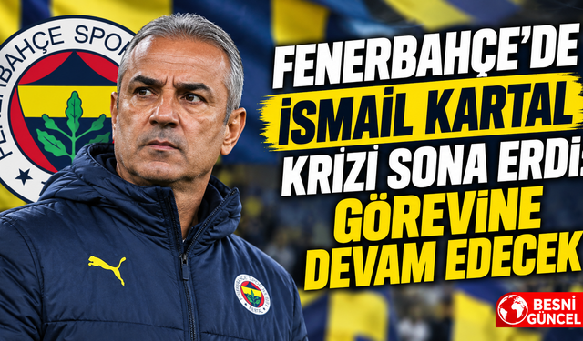 Fenerbahçe’de İsmail Kartal bilmecesi çözüldü