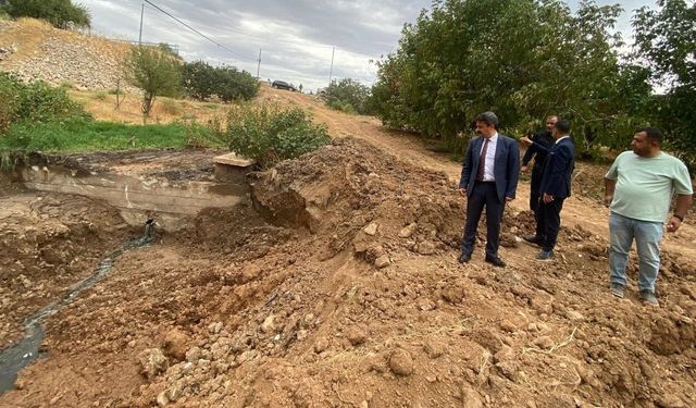 Kaymakam Aslan, Karagüveç’te Çalışmaları İnceledi