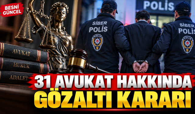 İstanbul’da “Panel” Operasyonu: 31 Avukat Gözaltında