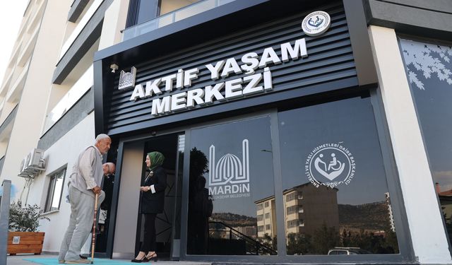 Mardin'de Yaşlılar Aktif Yaşam Merkezinde Hayata Bağlanıyor