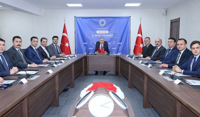 Mardin Afet Risk Azaltma Planı Toplantısı Düzenlendi