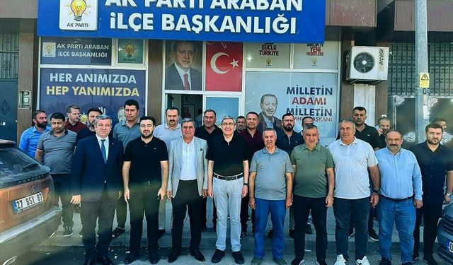 Milletvekili Özkeçeci, Araban'da Teşkilatla Bir Araya Geldi