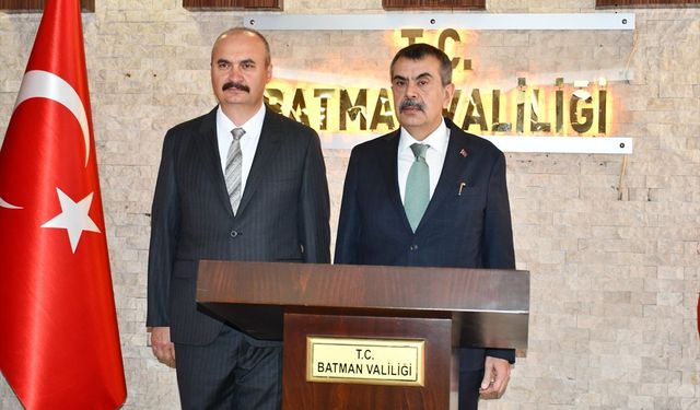 Bakan Tekin'den Batman'da Güvenlik Türkiye Mesajı