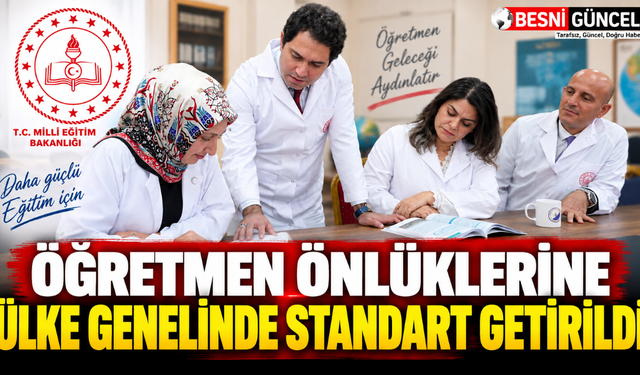 MEB, Öğretmen Önlükleri İçin Standartları Belirledi