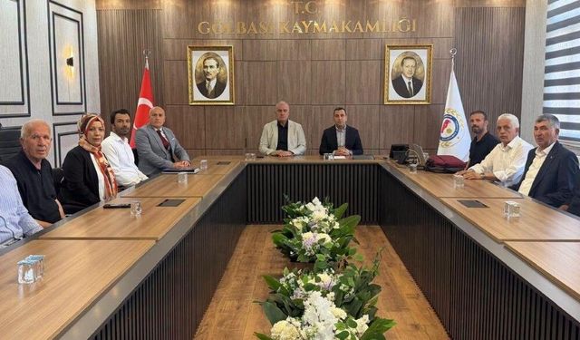 Özhan Gölbaşı’nda Proje ve Yatırımları Değerlendirdi