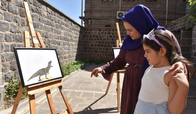 11 Yaşındaki Rohat'tan Çizgi Film Sergisi