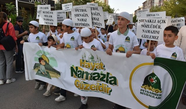 Şırnak'ta Namaz Eğitimi Etkinliği Finali Yapıldı