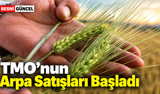 TMO Stoklarındaki Arpanın Satışına Başlandı