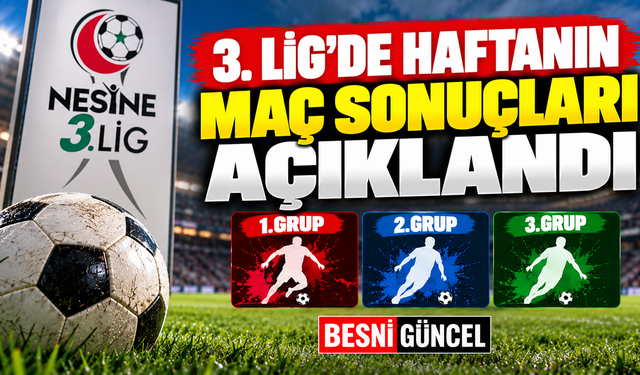 Nesine 3. Lig’de 6. Hafta Heyecanı Sürüyor