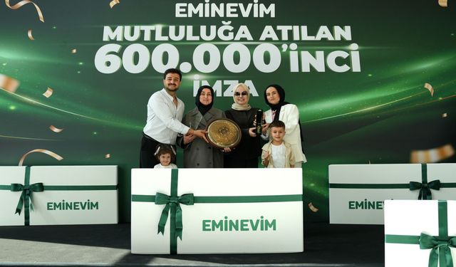 Eminevim, 600 Bininci Teslimatı Kutladı
