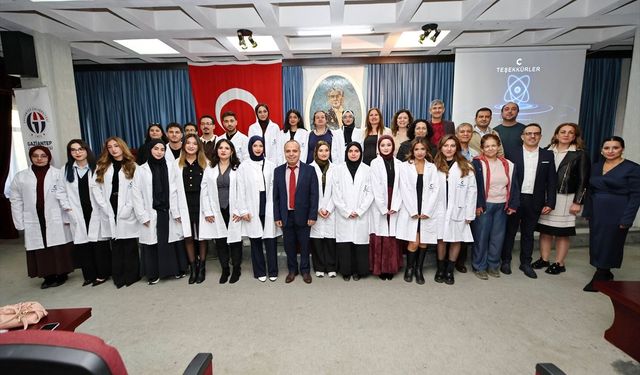 GAÜN Kimya Bölümü İlk Beyaz Önlük Giyme Törenini Yaptı