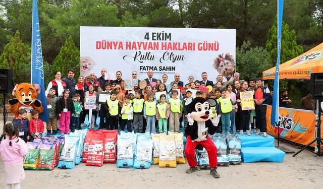 Gaziantep'te 4 Ekim Dünya Hayvanları Koruma Günü düzenlendi