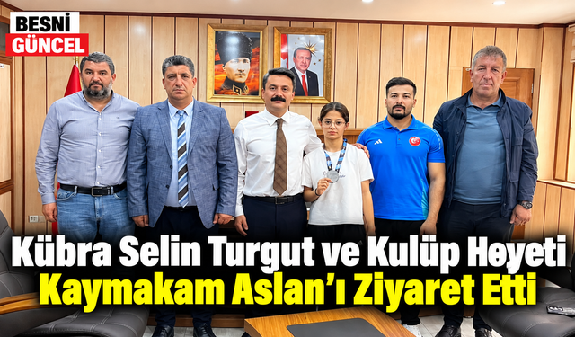 Kübra Selin Turgut ve Kulüp Heyeti Kaymakam Aslan’ı Ziyaret Etti