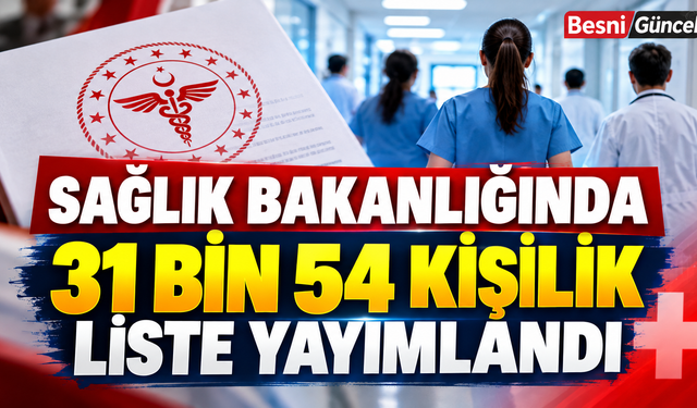 Sağlık Bakanlığı personel alımı 2027 Personel Dağılımı Açıklandı