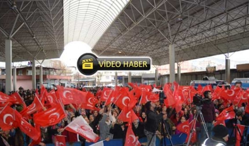 Besni Saadet Partisinden Büyük Buluşma Mitingi