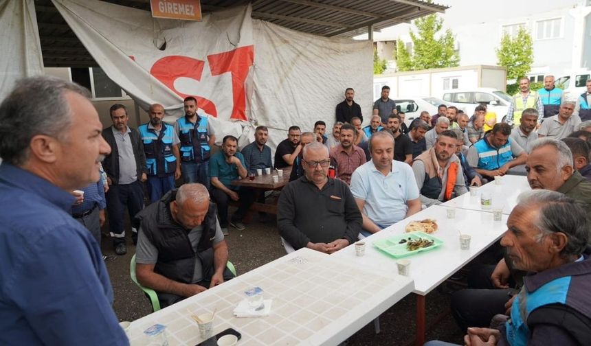 Başkan Kılınç’tan ASKİM personeline ziyaret