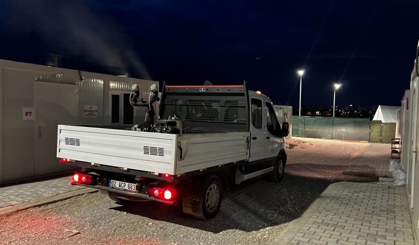 Toplu yaşam alanlarında ilaçlama çalışması
