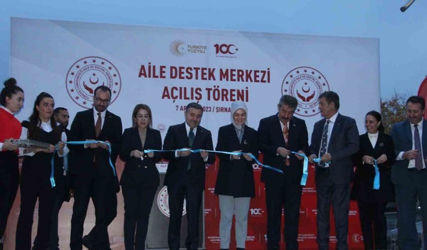 Bakan Göktaş, Şırnak Aile Destek Merkezi ve Kadın Yaşam Merkezinin açılışını yaptı
